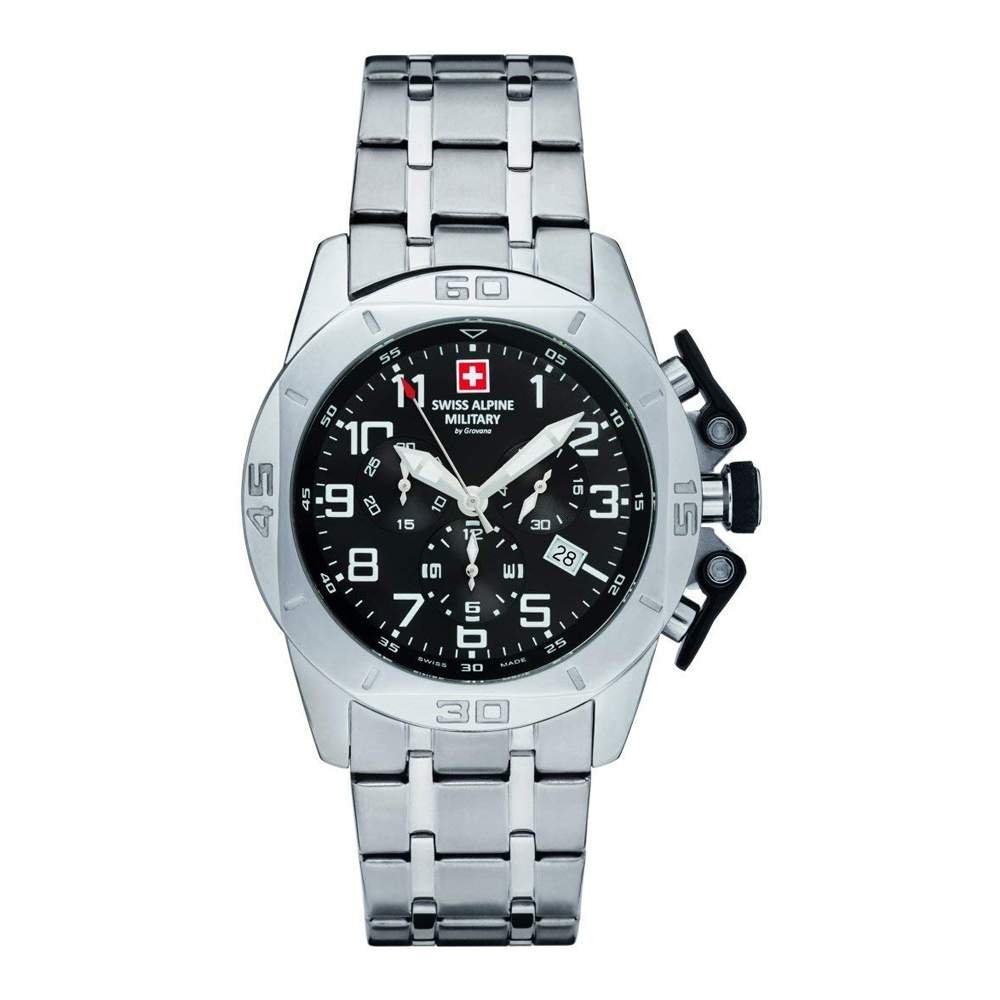 Swiss Alpine Military 7063.9137SAM Mens Watch Chronograph