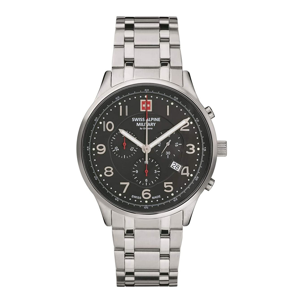 Swiss Alpine Military 7084.9137SAM Mens Watch Chronograph