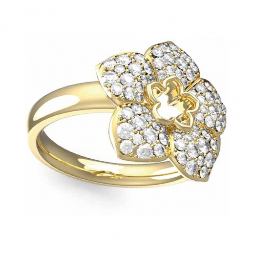 Guess Damenring JUBR04467JWYG58