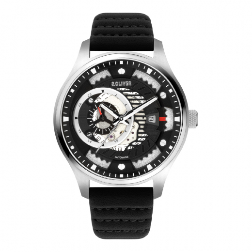 s.Oliver SO-3941-LA Herrenuhr Automatik