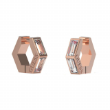 Guess Ladies Earrings JUBE03133JWRGTU