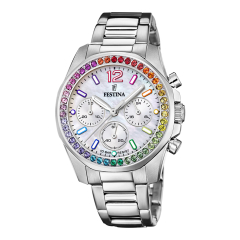 Festina Boyfriend Rainbow F20606/2 Damenuhr Chronograph